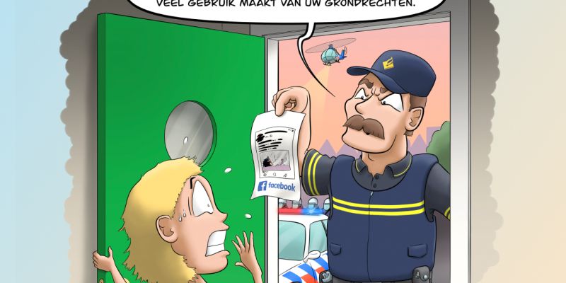 “Overheid probeert politiebezoek aan demonstrant onder de pet te houden”